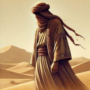 Mush'ab bin Umair Mush'ab bin Umair, berdiri di padang pasir yang tandus